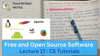 Lec 13  Proprietary Software  Free and Open Source Software in Hindi [upl. by Trixi]