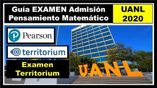 UANL Guía Pearson Examen de Admisión 2020  2021 Pensamiento Matemático Guía Pearson Territorium [upl. by Zetnwahs]