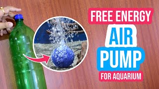 🚨 Emergency Free Energy DIY Aquarium Air Pump for Your Fish Tank 🐠🫧 [upl. by Aleet]