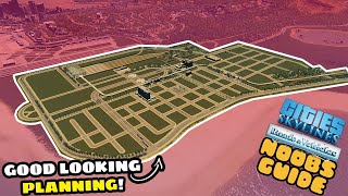 Preparing A High Density VANILLA Road Network In Cities Skylines  Noobs Guide [upl. by Etnohc762]