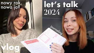 new year update  2024 resolutions journaling  moje przemyślenia [upl. by Euqinot]