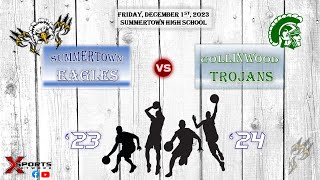 Summertown Boys Basketball vs Collinwood  12123 [upl. by Fanya]