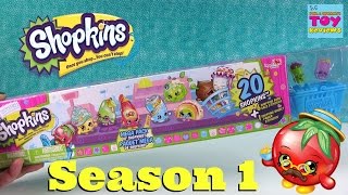 Shopkins Season 1 Suds Mega 20 Pack Opening Unboxing Toy Review  PSToyReviews [upl. by Zimmermann]