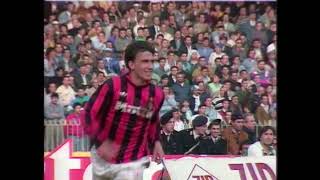 Gazzetta Football Italia Channel 4 AC Milan v Napoli Highlights Episode from 14th of November 1992 [upl. by Eelano831]