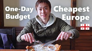 Cheapest European Country How Much Do You Need For A Day In Tbilisi  Georgia Travel 2022 [upl. by Audri]