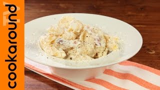 Pasta con ricotta e pancetta  Primi sfiziosi [upl. by Rebmaed612]