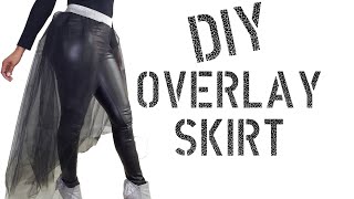 DIY How To Make A Overlay Skirt [upl. by Melamie]