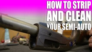 How to strip and clean a Beretta semiauto [upl. by Lindberg]