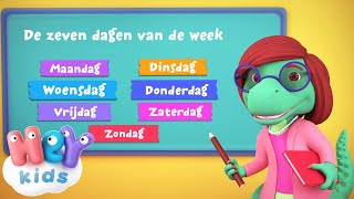 Zeven Dagen Van De Week liedje  HeyKids  Kinderfilmpjes Nederlands [upl. by Mell29]