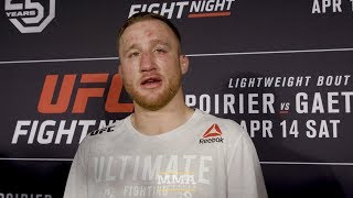 UFC on FOX 29 Justin Gaethje PostFight Media Scrum  MMA Fighting [upl. by Beeck]