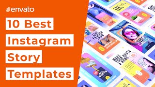 10 Best Instagram Story Templates 2020 [upl. by Solhcin]