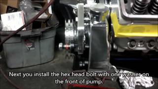 Skip White Performance How to Install a Power Steering Pump [upl. by Ahseinek64]