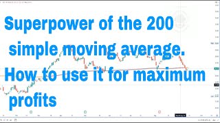 power of 200 simple moving average for big profits and making money [upl. by Zeugirdor]