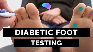 Diabetic Foot Examination  OSCE Guide Latest  UKMLA  CPSA [upl. by Lleuqar777]