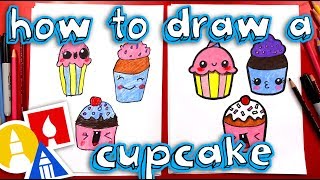 How To Draw Funny Cupcakes [upl. by Ahsekal]