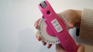 How to use MOTEX E404 Embossing label maker [upl. by Briana]