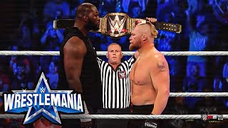 FULL MATCH  Omos vs Brock Lesnar  WWE Title Match Feb 21 2022 [upl. by Zeph]