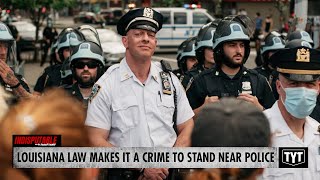 State Law Criminalizes Standing Near Cops [upl. by Ahsilahk76]