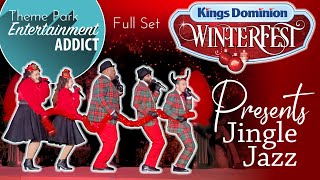 🎭quotJingle Jazzquot  Kings Dominion WinterFest 2023  FULL SET VERSION  on the Grove Stage Tinsel Town [upl. by Ahseniuq307]