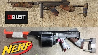 RUSTNERF Thompson SMG Overview  Rebelle Fearless Fire Mod  Walcom S7 [upl. by Zebapda]