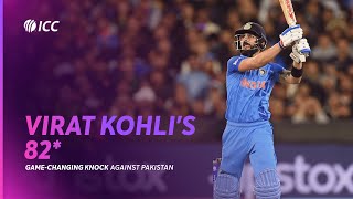 Virat Kohlis gamechanging knock  IND v PAK  T20WC 2022 [upl. by Townsend]