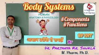 Body Systems  Components and Functions of Human Body Systems  HAP1  BP 101T [upl. by Atteloc]