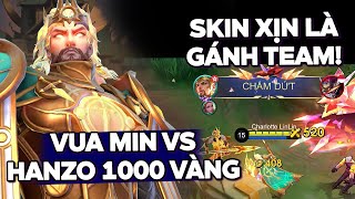 MLBB  HANZO 1000 VÀNG ĐỐI ĐẦU VỚI VUA MINSITTHAR VÁC SKIN TIỀU TRIỆU GÁNH TEAM LÀ DỄ  Tốp Mỡ [upl. by Noeruat]