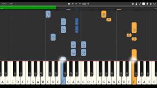 Cerf Volant  Les Choristes PIANO TUTORIAL [upl. by Joiner]