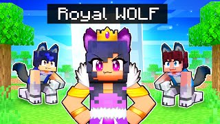 Playing as the ROYAL WOLF in Minecraft [upl. by Namsu]