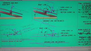 WIND LOADS amp DEAD LOADS design of Roof Truss [upl. by Spaulding665]