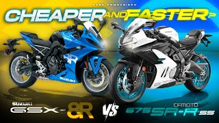 Is the Cheaper Faster 675SS the Better Deal┃ Suzuki GSX8R vs CFMoto 675 SRR  SS [upl. by Alithia]