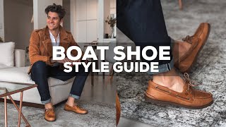 6 NEW WAYS to Style Sperry Boat Shoes  Break the Norm [upl. by Ahseenal]