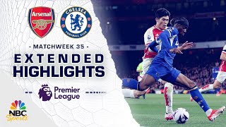 Arsenal v Chelsea  PREMIER LEAGUE HIGHLIGHTS  4232024  NBC Sports [upl. by Elonore]