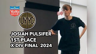 Josiah Pulsifer — X Final 4A — 1st Place — 2024 UYYC Yo Yo Contest [upl. by Nnaeitak]