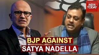 BJP Targets Satya Nadella Over His CAA Statement [upl. by Silohcin]