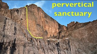 Climbing Pervertical Sanctuary on the Diamond of Longs Peak CO [upl. by Marya]