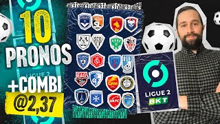 Pronostic foot Ligue 2  Nos 10 pronos  J10  Bordeaux Laval Guingamp Grenoble PFC Auxerre [upl. by Radmilla]