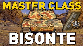 Bisonte Master Class in World of Tanks [upl. by Ymmit]