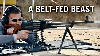 PKM Machine Gun a belt fed beast [upl. by Laureen]