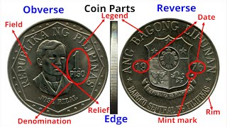 Parts of a Philippine Coin Tagalog [upl. by Ettezil]