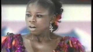 Surya Bonaly FRA  1995 World Figure Skating Championships Ladies Free Skate  Profile [upl. by Ryle]