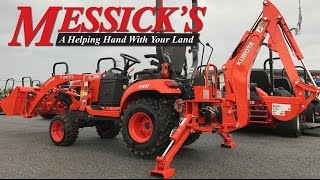 NEW Kubota BX23s BT603 Backhoe removal [upl. by Nylsaj]