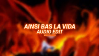 Ainsi Bas La Vida  Indilla edit audio [upl. by Laurens36]