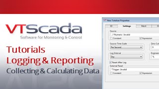 VTScada 11X Tutorials  Collecting and Calculating Process Data [upl. by Kirwin75]