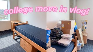 COLLEGE DORM MOVE IN VLOG 2021 [upl. by Couture]