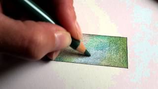 How I build background with Polychromos pencils  Tutorial  How to [upl. by Richmound]