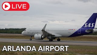 LIVE Stockholm Arlanda Airport Plane Spotting ESSAARN 03092024 arlandaairport arlanda [upl. by Yelhsa]