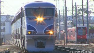 Amtrak Coaster amp BNSF Trains in San Diego CA May 18th 2013 [upl. by Rosalie447]