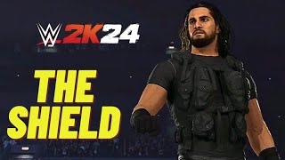 WWE 2K24  Seth Rollins Entrance  The Shield Entrance [upl. by Sillihp969]