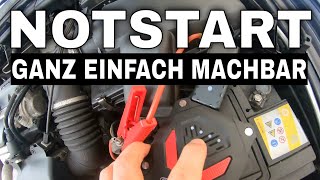 Automatik Starthilfe wenn Batterie leer ist Ohne ADAC batterie starthilfe adac [upl. by Ytnom]